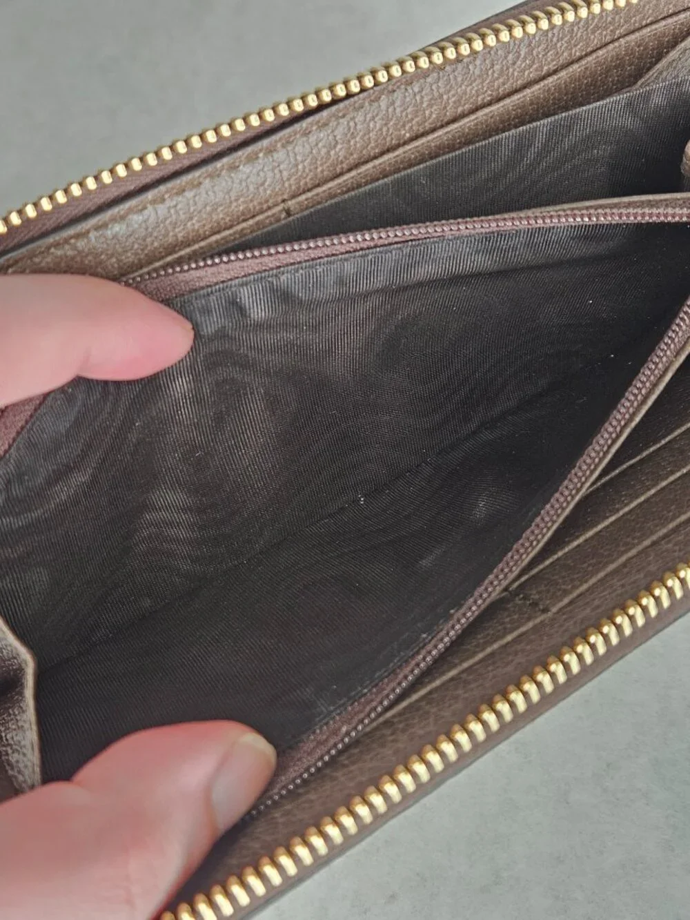 Gucci GG Supreme Canvas Ophidia Long Wallet Zippy Organizer - Picture 12 of 13